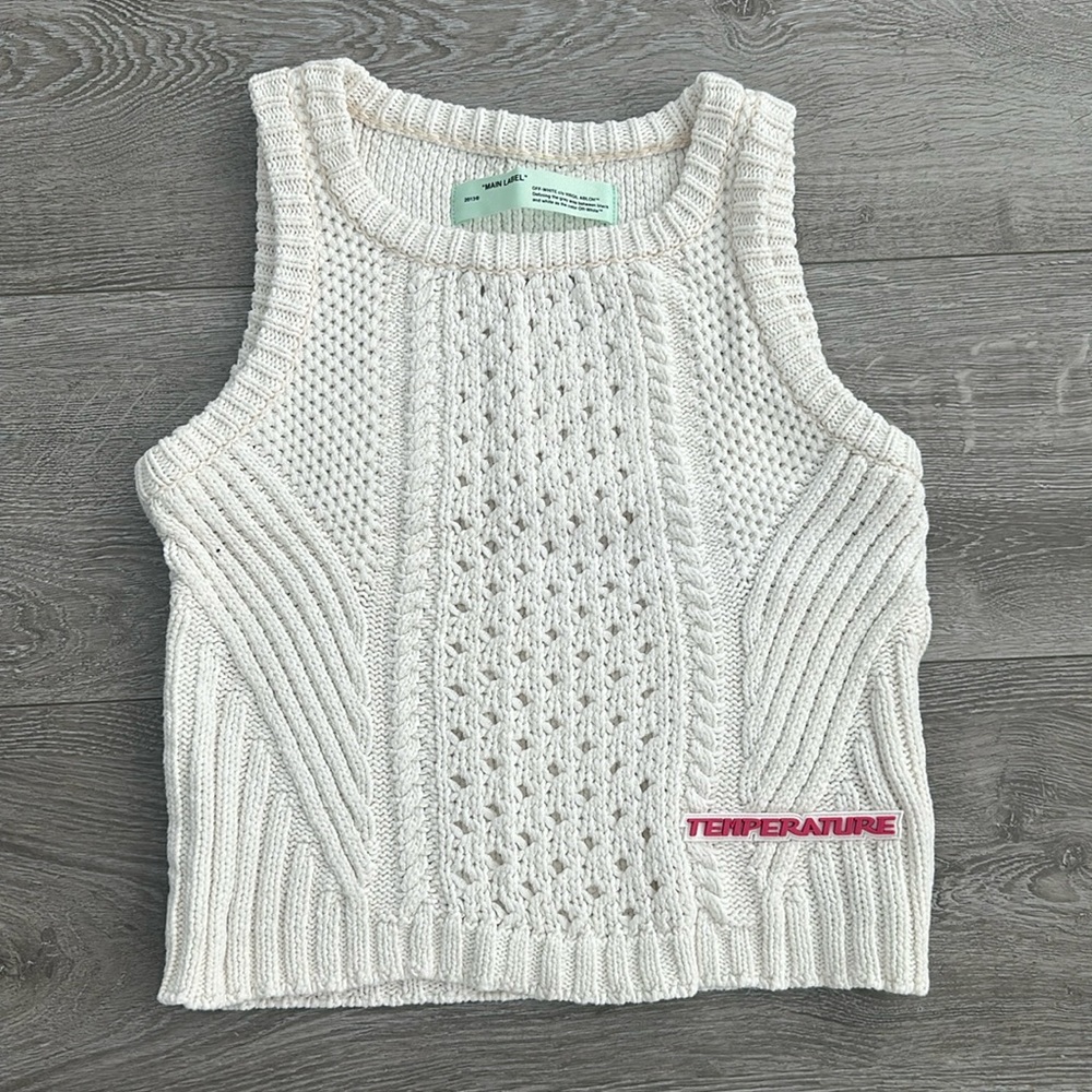 Off-White knit vest